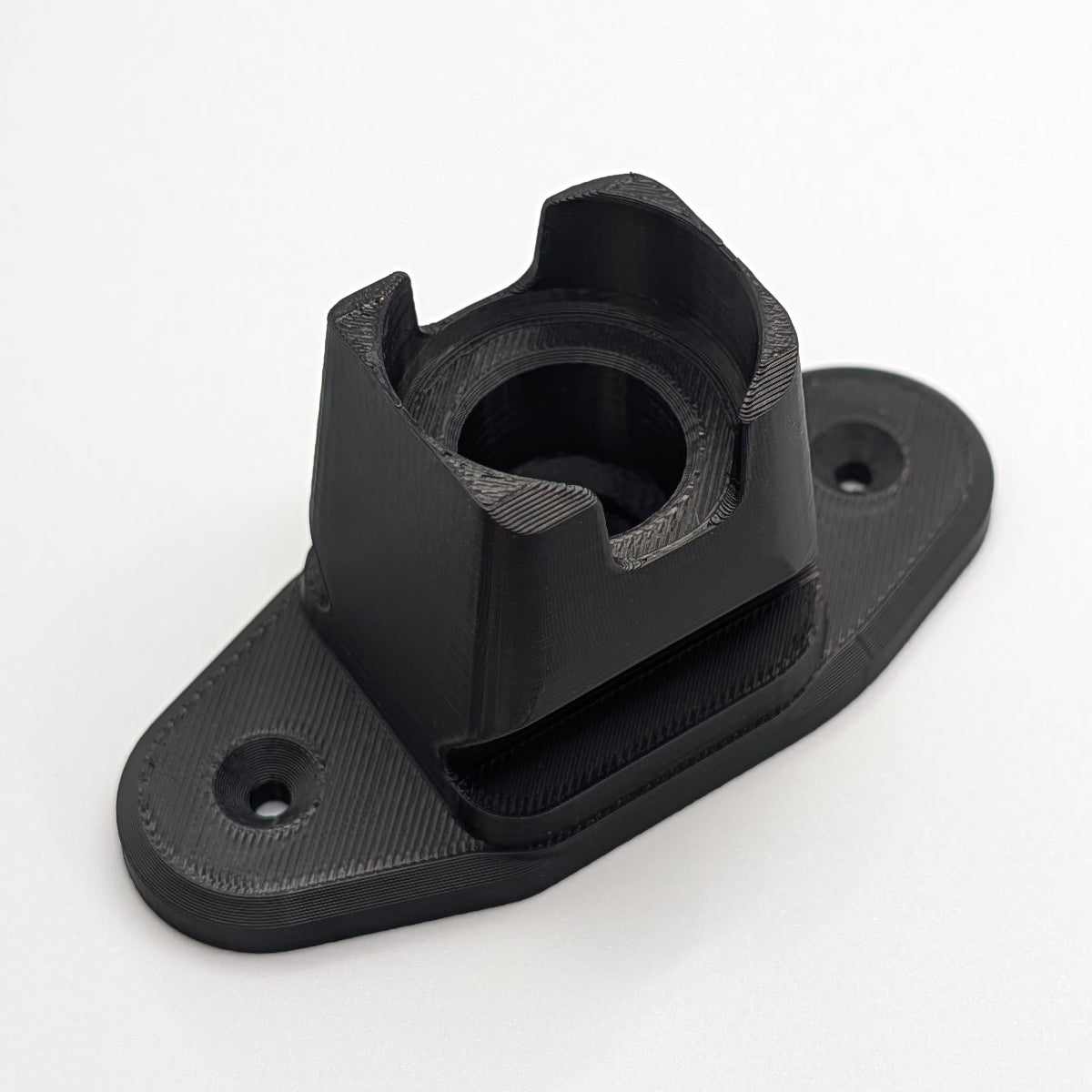 Printbtw Halter passend für Fanatec QR2 Lenkrad Quick Release Wallmount Schwarz
