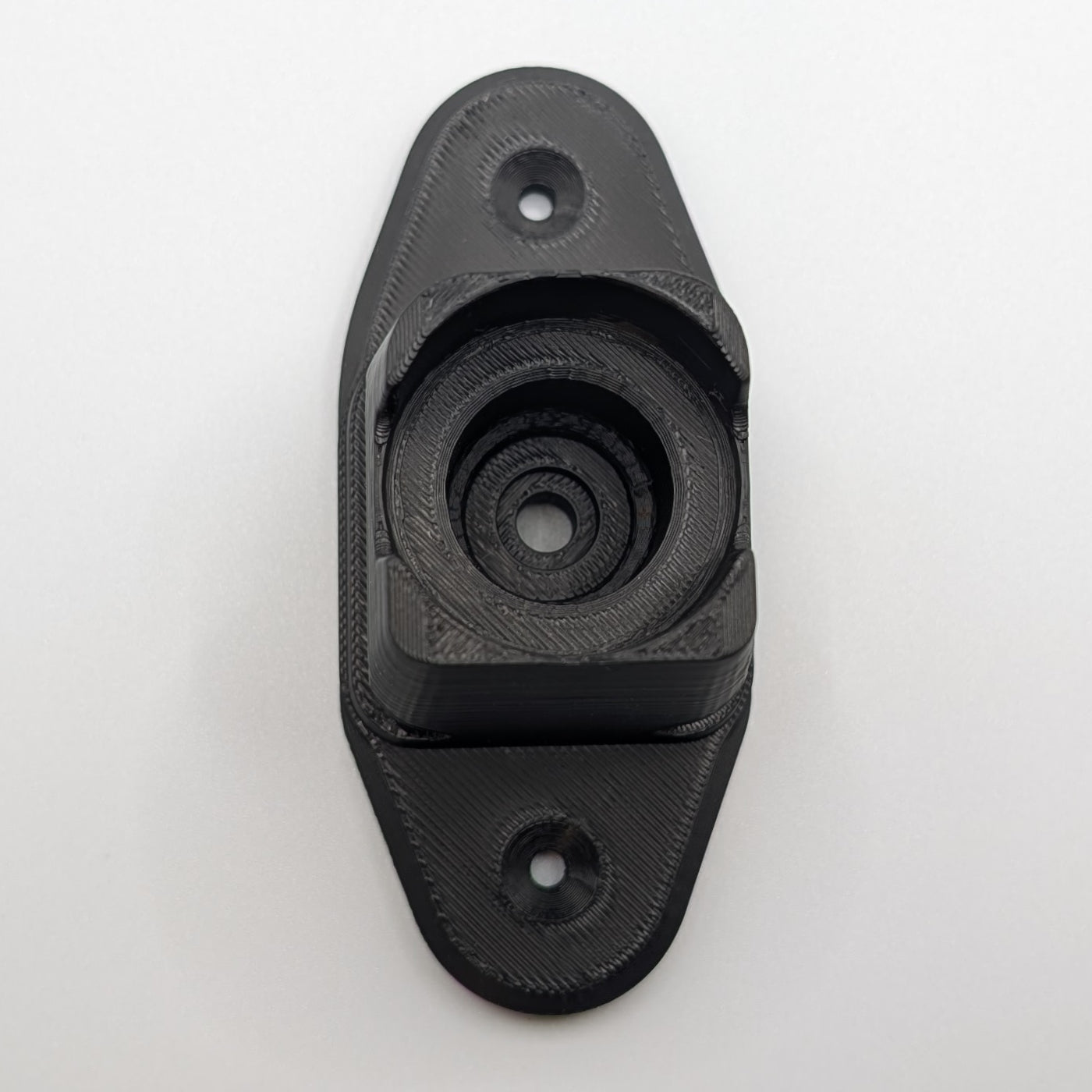 Printbtw Halter passend für Fanatec QR2 Lenkrad Quick Release Wallmount Schwarz