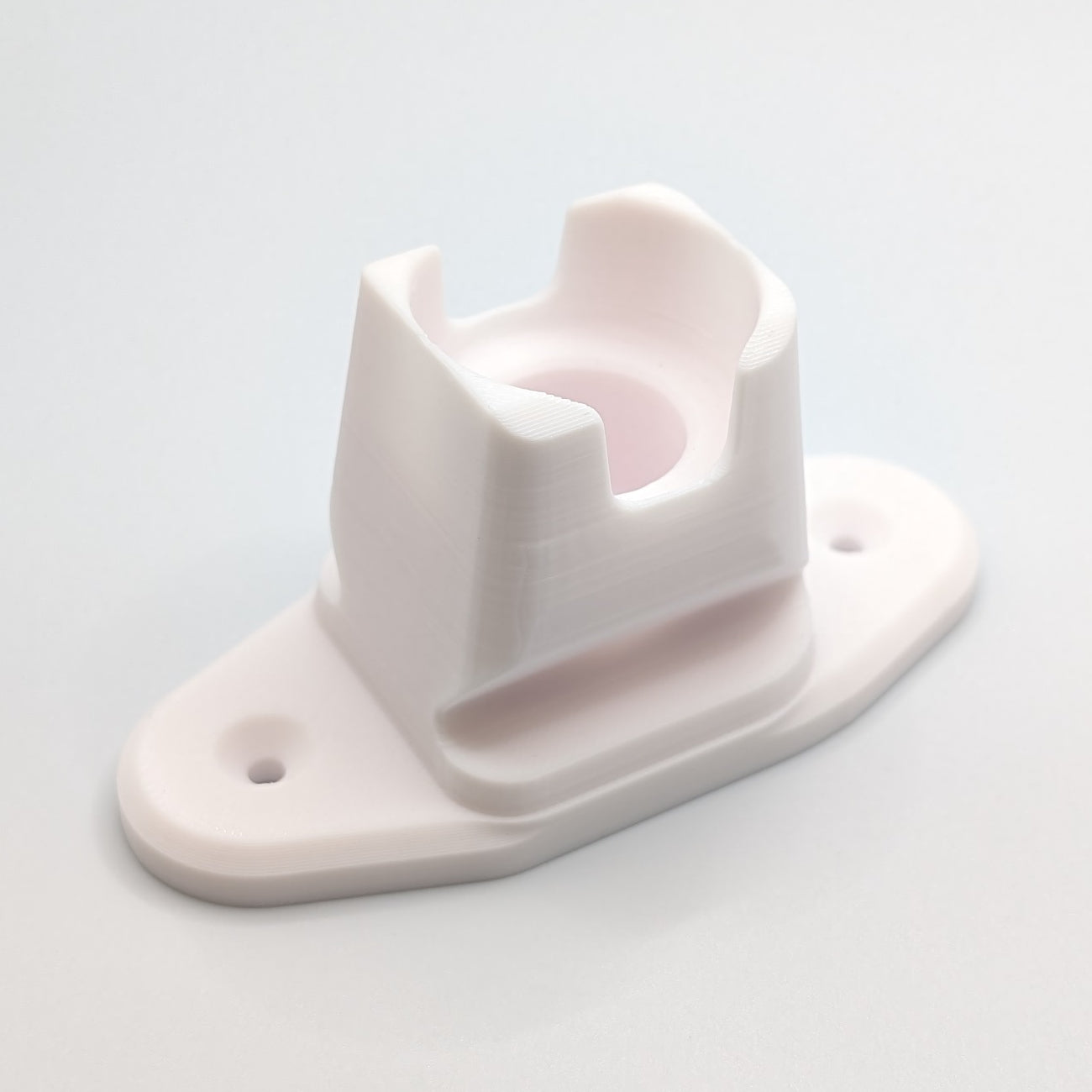 Printbtw Halter passend für Fanatec QR2 Lenkrad Quick Release Wallmount Weiß