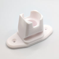 Printbtw Halter passend für Fanatec QR2 Lenkrad Quick Release Wallmount Weiß
