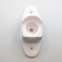 Printbtw Halter passend für Fanatec QR2 Lenkrad Quick Release Wallmount Weiß