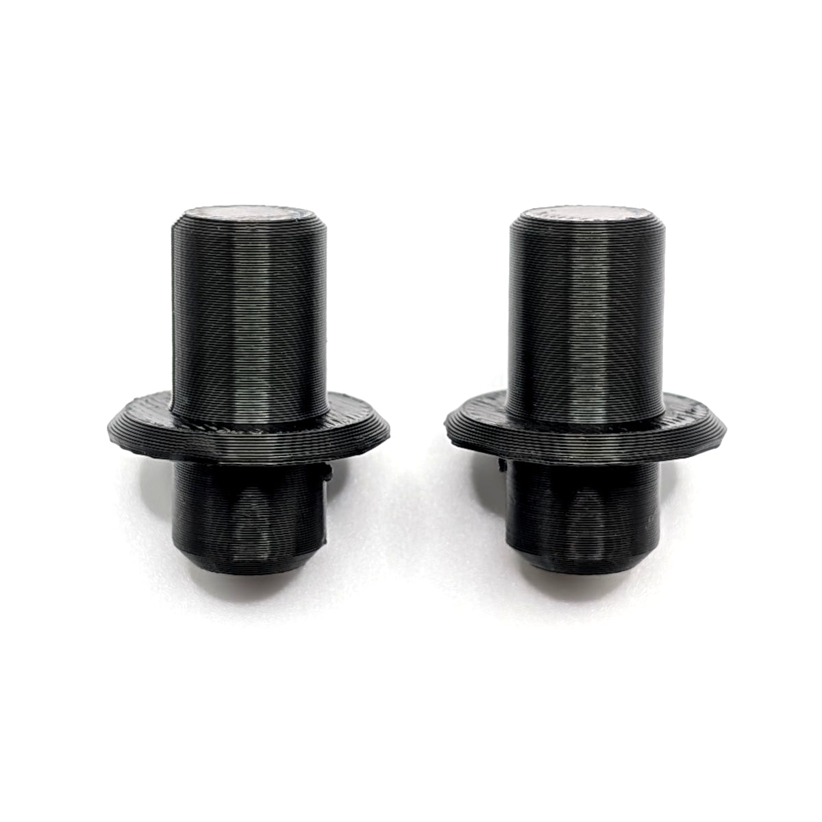 Printbtw Hutablage Bolzen passend für Opel Corsa C 2er Set schwarz