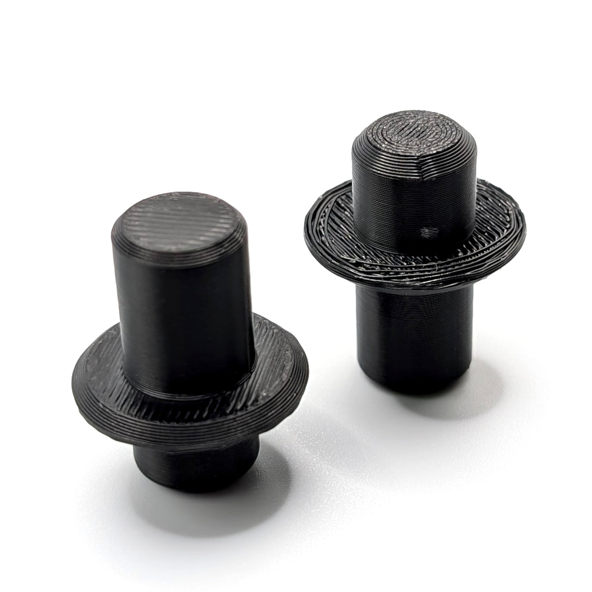 Printbtw Hutablage Bolzen passend für Opel Corsa C 2er Set schwarz