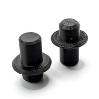 Printbtw Hutablage Bolzen passend für Opel Corsa C 2er Set schwarz