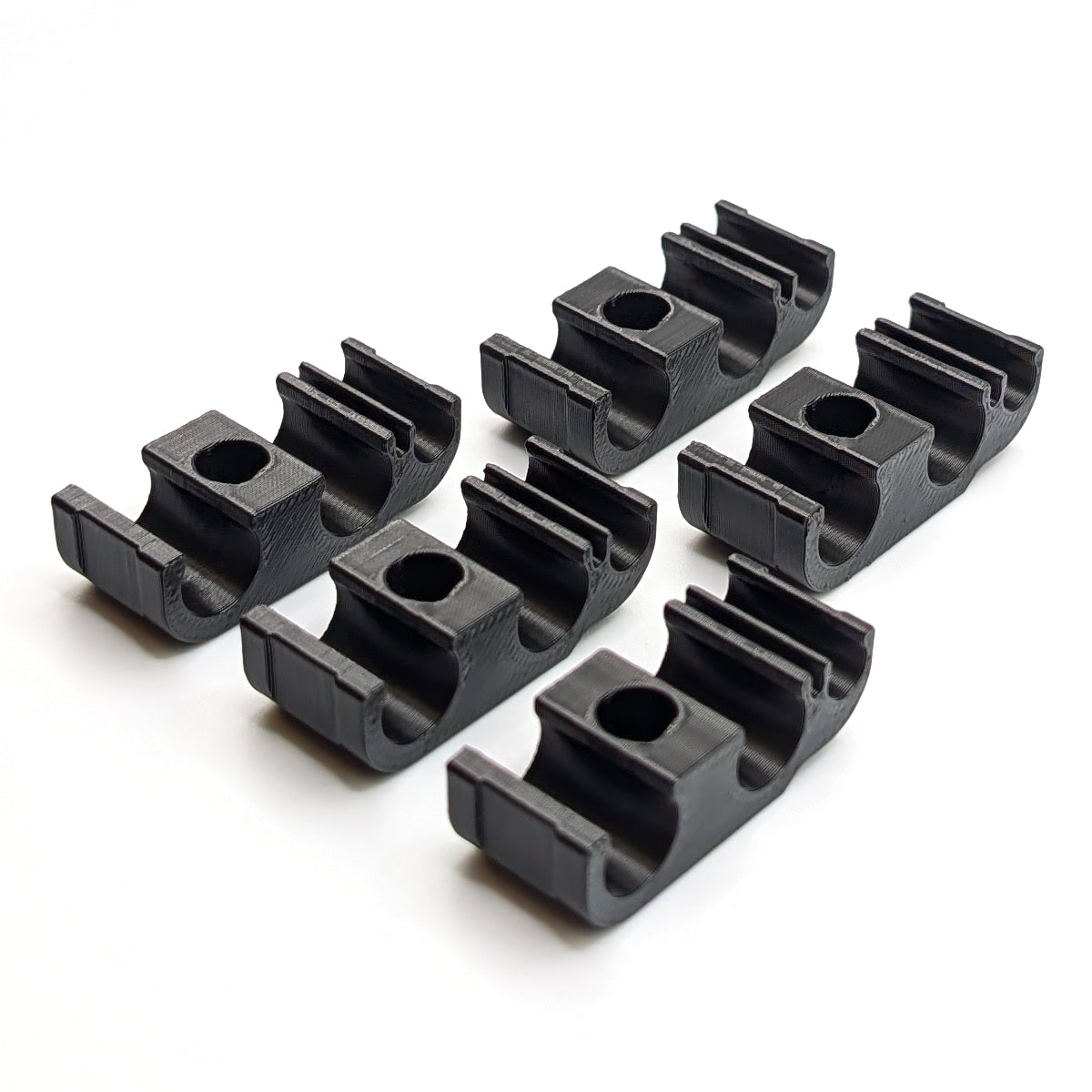 Printbtw 5x Kraftstoff Bremsleitung Halter passend für BMW E12 E24 E28