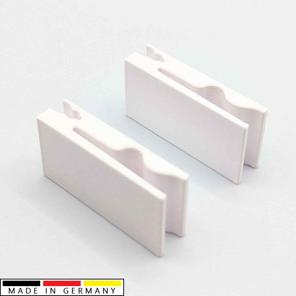 Printbtw 2x Ersatz Kabelclip passend für Leifheit Bügeltisch Bügelbrett Kabelhalterung