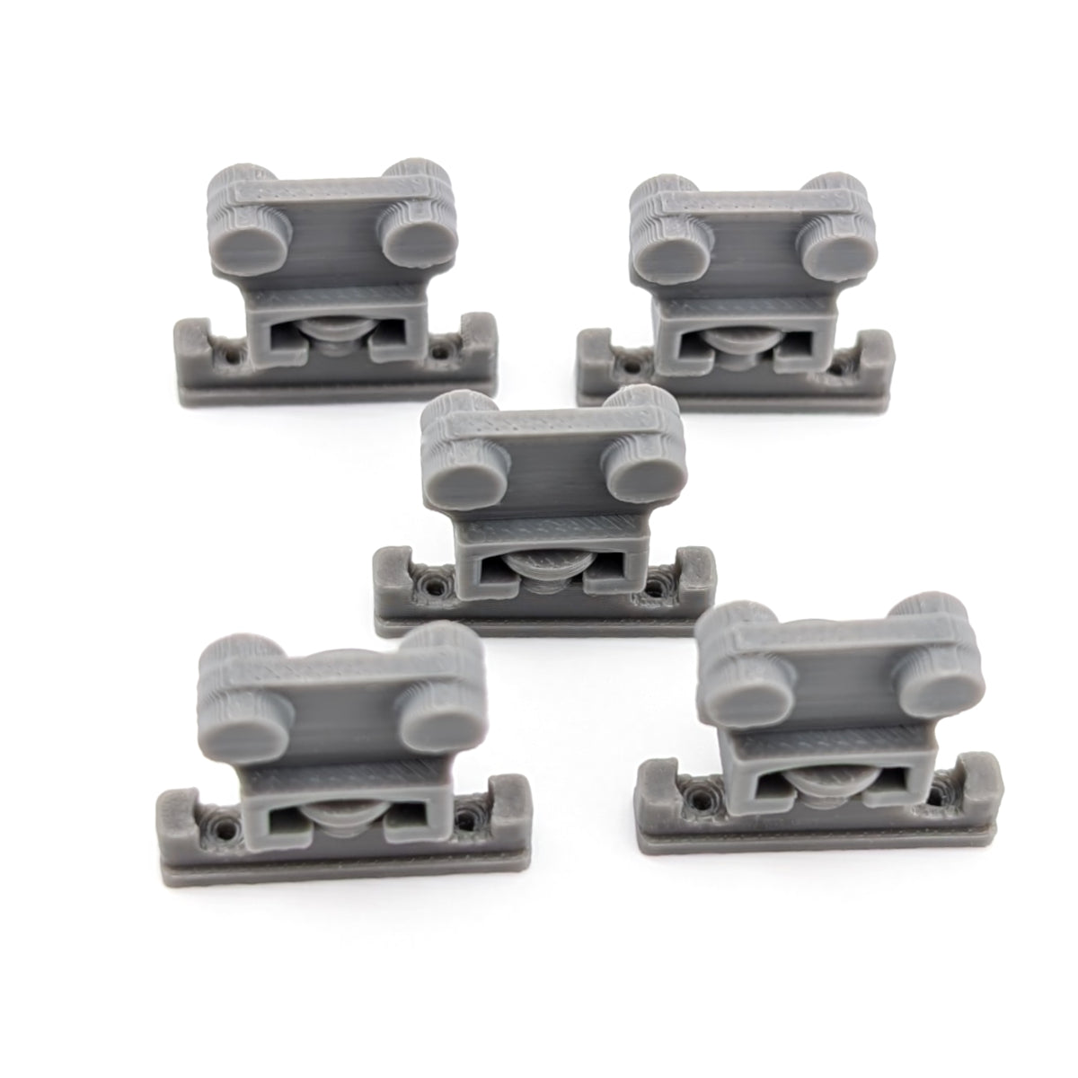 Printbtw 5er Set Gleiter Rollen / Paneelwagen passend für IKEA Kvartal Gardinen