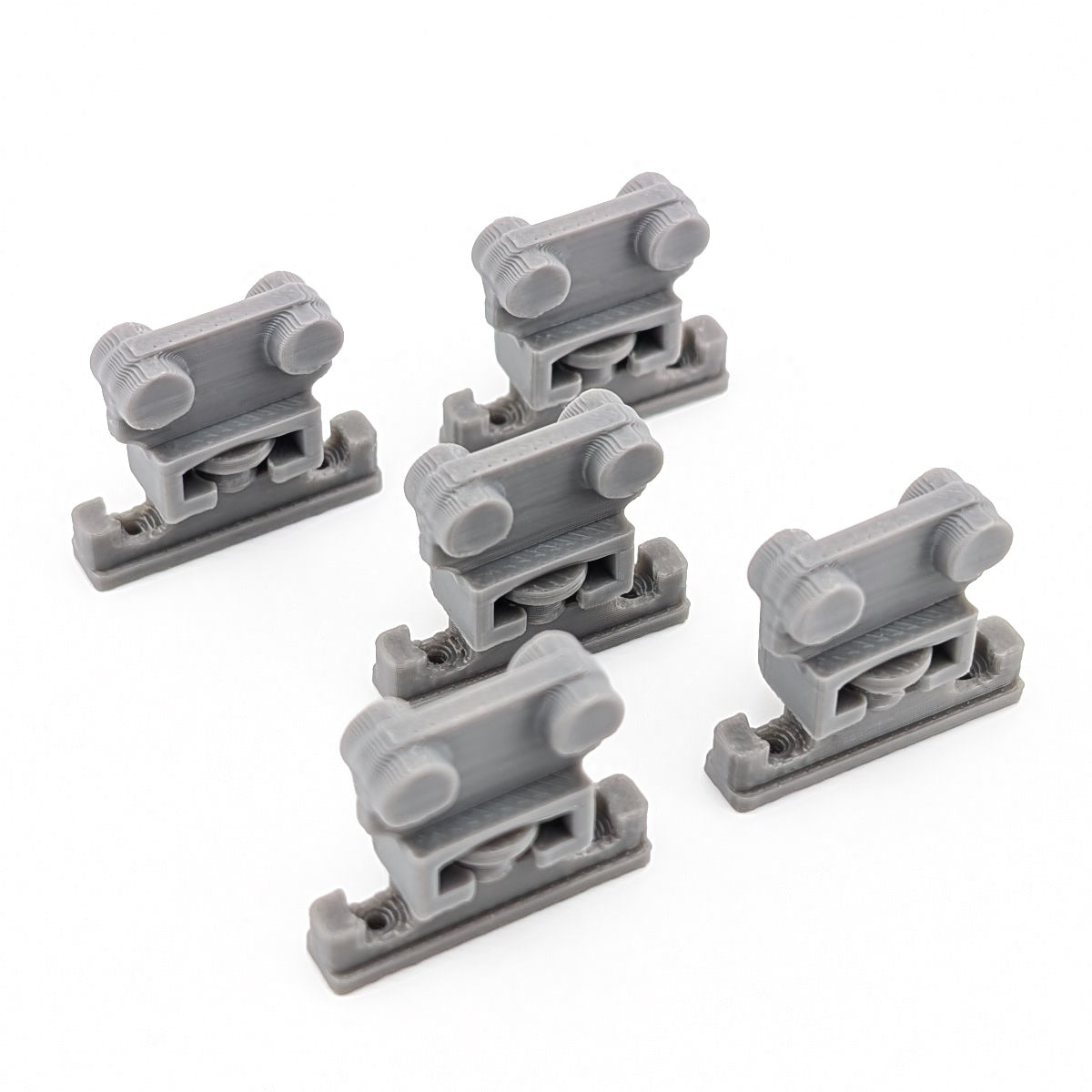 Printbtw 5er Set Gleiter Rollen / Paneelwagen passend für IKEA Kvartal Gardinen