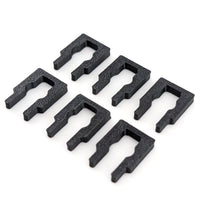 Printbtw 6x Besteckkorb Klammer passend für Miele 09759811 Schwarz