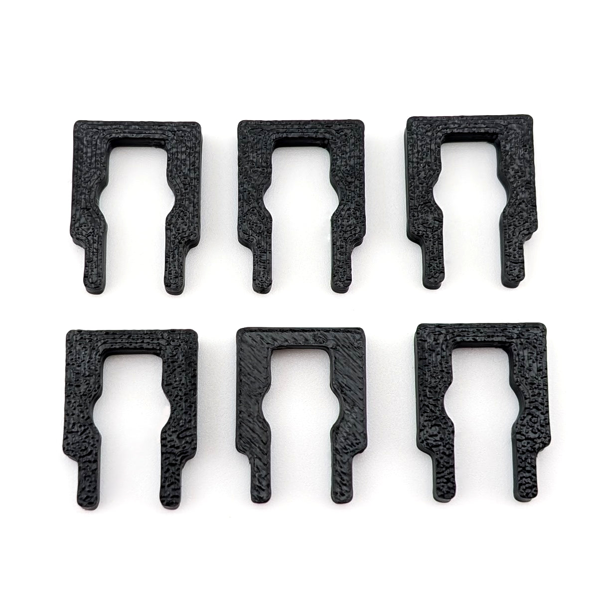 Printbtw 6x Besteckkorb Klammer passend für Miele 09759811 Schwarz