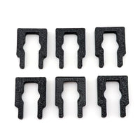 Printbtw 6x Besteckkorb Klammer passend für Miele 09759811 Schwarz