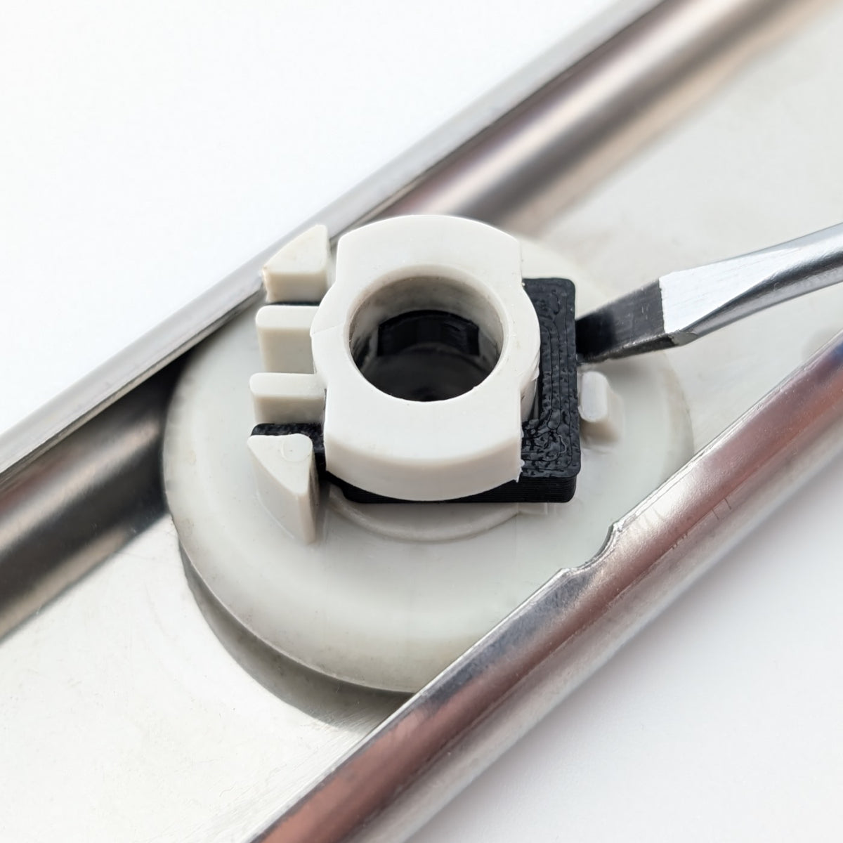 Printbtw 6x Besteckkorb Klammer passend für Miele 09759811 Schwarz