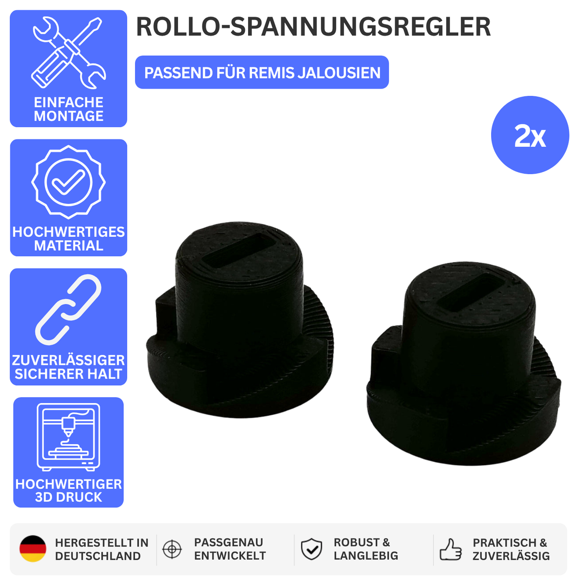 ROLLO-SPANNUNGSREGLER – PASSEND FÜR REMIS JALOUSIEN – 2 – Ansicht 1