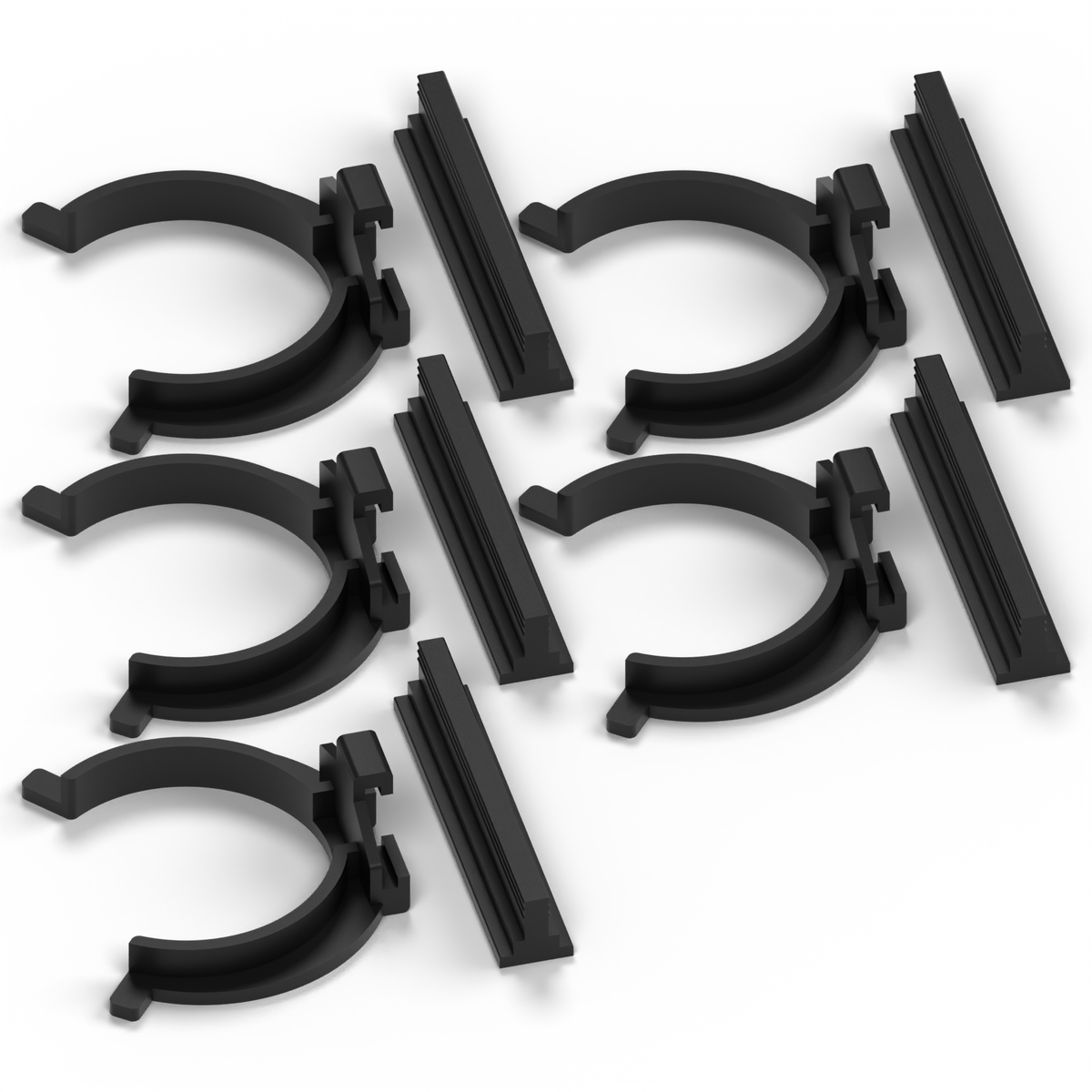 5 Sets Sockelleistenhalter passend für IKEA Faktum Rationell, Studioansicht 2