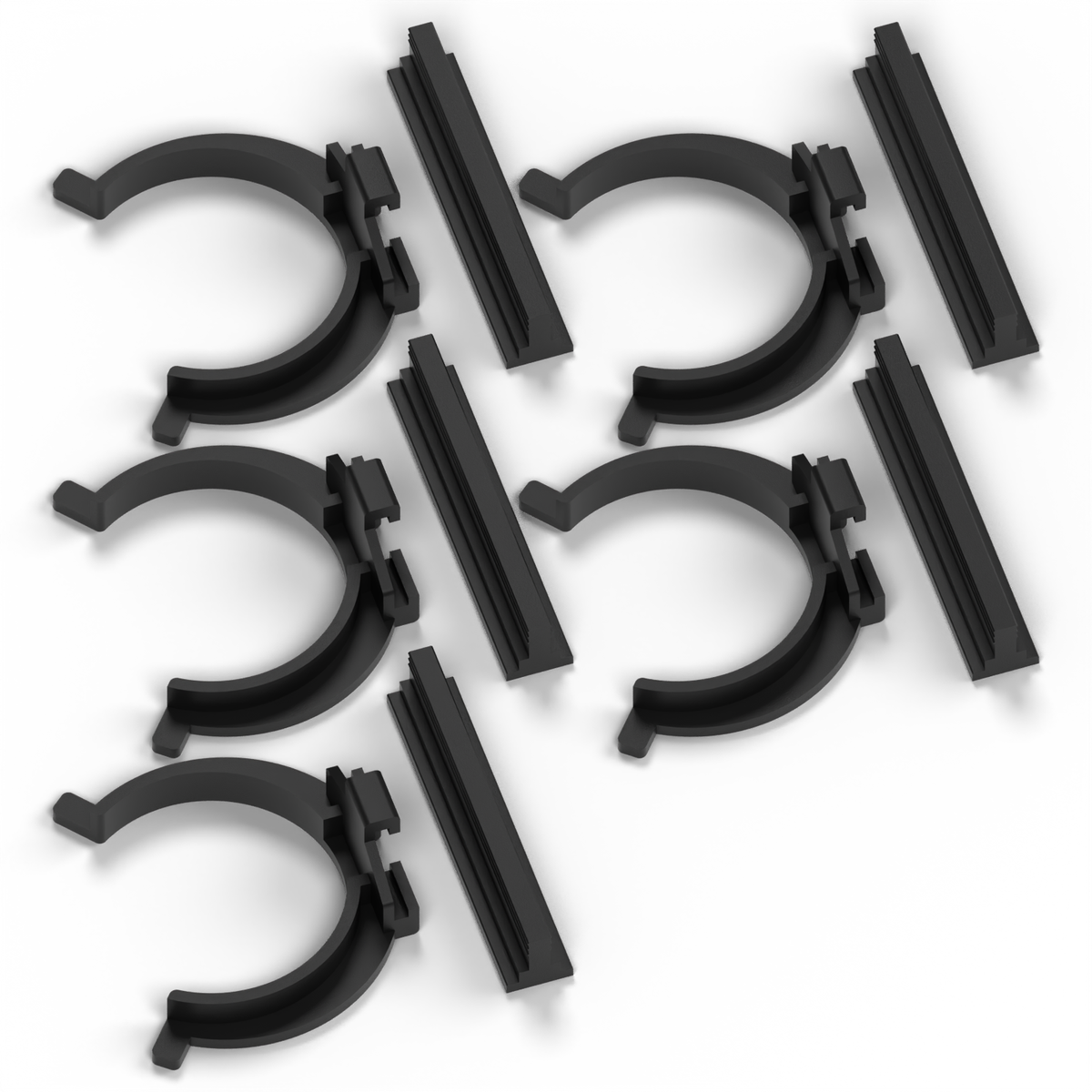 5 Sets Sockelleistenhalter passend für IKEA Faktum Rationell, Studioansicht 3