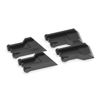 2 Sets Tastaturfüße passend für Logitech G105, Schwarz, 4 Stück – Ansicht 3