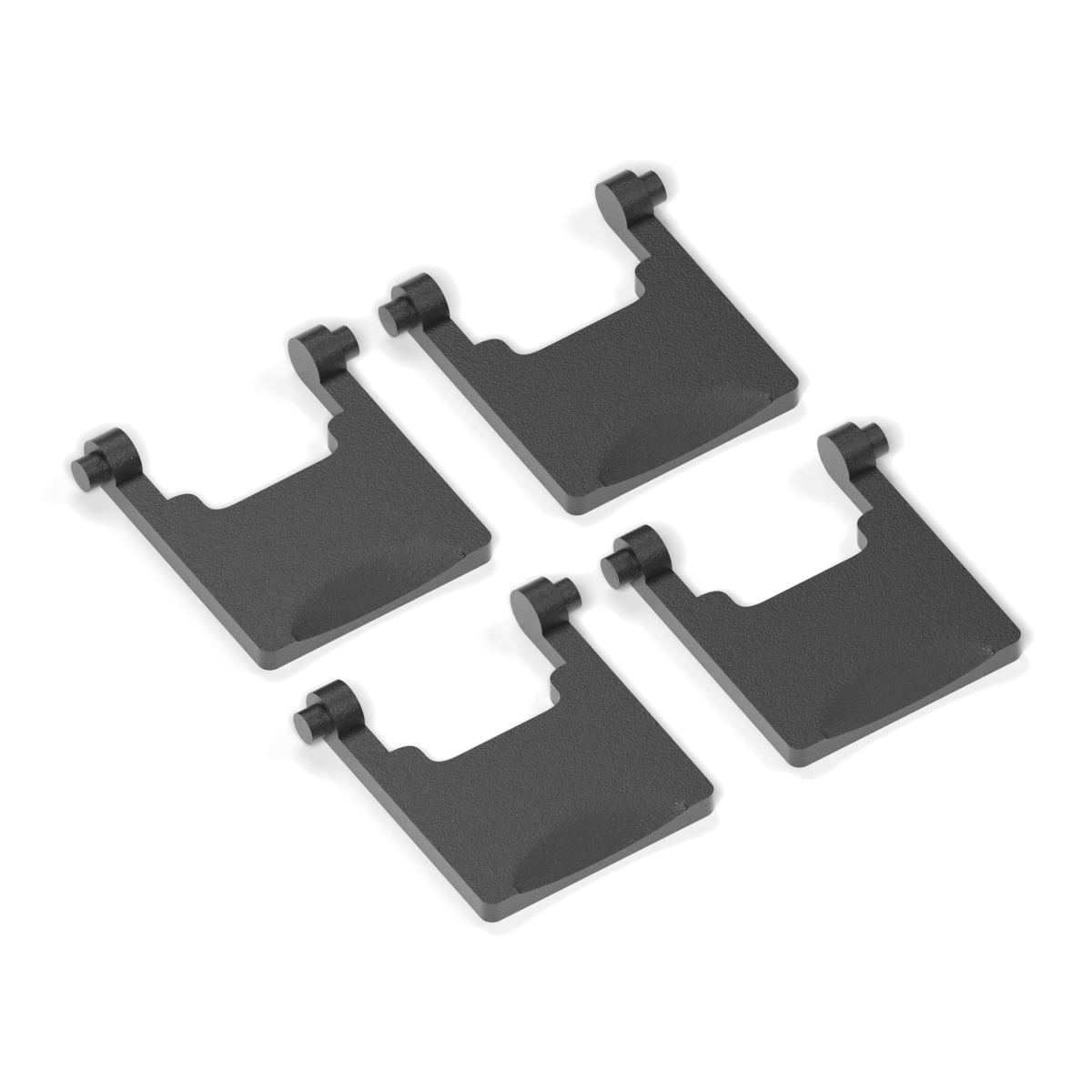 2 Sets Tastaturfüße passend für Logitech K350 MK350, Schwarz, 4 Stück – Ansicht 1