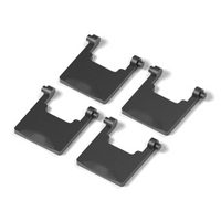2 Sets Tastaturfüße passend für Logitech K350 MK350, Schwarz, 4 Stück – Ansicht 2