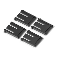 2 Sets Tastaturfüße passend für Logitech K295 MK295, Schwarz, 4 Stück – Ansicht 2